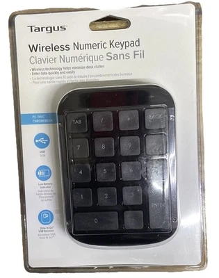 Targus Wireless Number Keypad Numeric Portable Function Keypad- AKP11US - Image 1 of 2