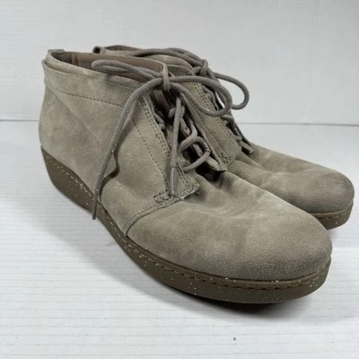 Dansko Womens Size 42 EUR Brown Suede Laces Ankle Fashion Boots Bootie - Image 1 of 4