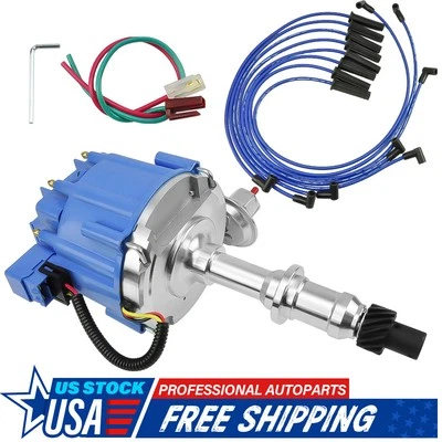 DISTRIBUIDOR HEI PARA PONTIAC 301 326 350 389 400 421 428 455 + CABLES BUJÍA Foto 1 de 4