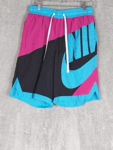 Nike Basketball Shorts Herren M Pink Blau Futura Throwback CV1829 - Bild 1 von 12