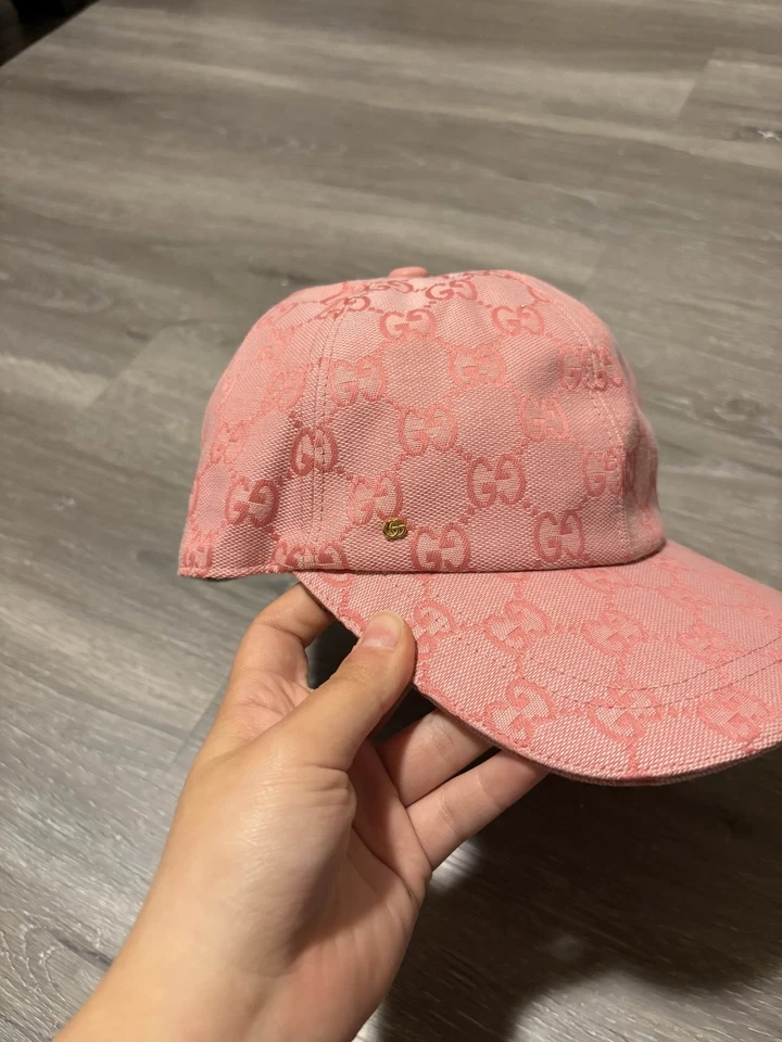 Gucci Pink GG Hat - Image 1 of 4