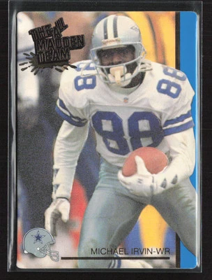 1991 Action Packed All-Madden #41 Michael Irvin - Image 1 of 2