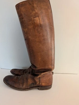 Bota ecuestre alta vintage Peal & Co Londres talla 7-7,5 Foto 1 de 4