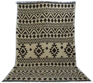 Ic Hand Woven Ghashgai Kilim Carpet Without Dye Various Size - Picture 1 of 20