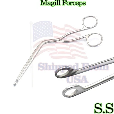 Magill Forceps 6" EMT Anesthesia Surgical Instruments - Image 1 of 3