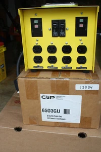6503GU CEP Power Distribution Box, 30A 120/240 VAC, 60Hz, 1 Phase - Picture 1 of 5