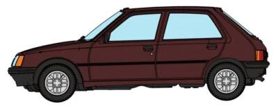 REE CB-151 - Voiture Peugeot 205 GE, Rouge "Vallelunga" - HO (1:87) - Photo 1/3