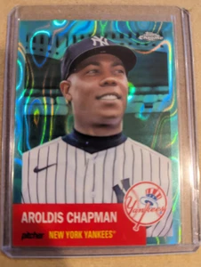 2022 Topps Chrome Platinum Aqua Lava Refractors #475 Aroldis Chapman /299 - NM - Picture 1 of 1