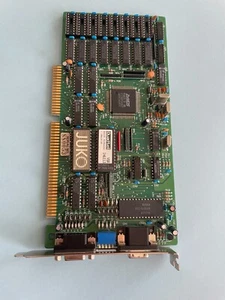 JUKO ZyMOS Poach 51 AA, 256KB, ISA16 Graphics Card, Dual VGA/EGA, Retro - Zdjęcie 1 z 6