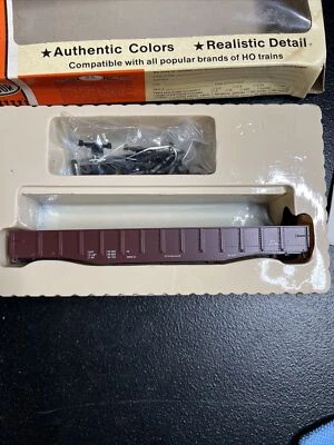 Con-Cor 0001-009027 HO  54 Ft Gondola Kit Days Only Tuscan Red (P6) - Image 1 of 3