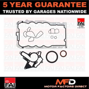 Fits Vauxhall Corsa Astra Meriva 1.2 1.4 Crank Case Gasket Set FAI - Picture 1 of 1