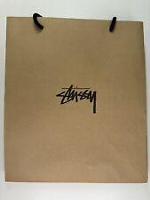 100% AUTHENTIC STUSSY MEDIUM PAPER TOTE SHOPPING GIFT BAG 12 x 14 x 8”