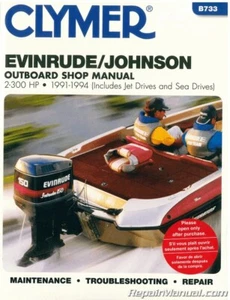 1991-1994 Evinrude-Johnson 2-300hp Outboard Boat Engine Repair Manual : B733 - Picture 1 of 1