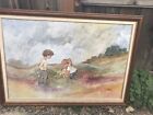 Framed Original  Oil Painting On Canvas By Joan Graber (Californian, 20Th C)