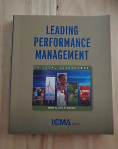 Leading Performance Management Local Government by David N Ammons 2008 SC - Imagen 1 de 1