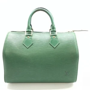 Louis Vuitton Epi Speedy 25 Borneo Green Handbag Leather Travel Bag LV M43014 AB - Picture 1 of 24