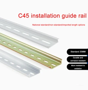 35MM C45 Installation Guide Rail UK Wiring Terminal GB/Non-Standard/Imported - Picture 1 of 34