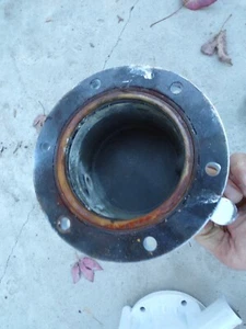 Caterpillar 3126 Marine Diesel Engine Heat Exchanger end cap,clean new paint - Picture 1 of 2