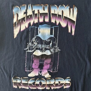 Death Row Records T Shirt Size L - Picture 1 of 1