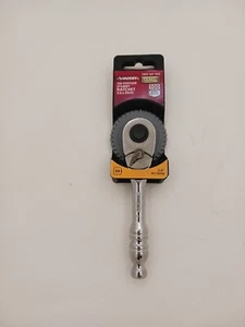 Husky Stubby Ratchet 3/8" Drive Socket Quick Release 100 Position Chrome NEW - Picture 1 of 3