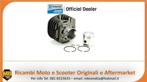 KIT CILINDRO GRUPPO TERMICO COMPLETO D.68 ORIGINALE PIAGGIO APE MP P 501 601 220 - Imagen 1 de 1