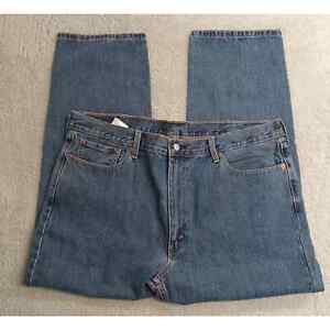 Levi's 550 Jeans 42 X 30 Western Red Tab Men Blue Cowboy Denim Straight Cotton
