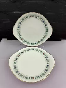 3 x Royal Doulton Tapestry TC1024 Cake / Bread Plates 26 cm Wide Set - Picture 1 of 6