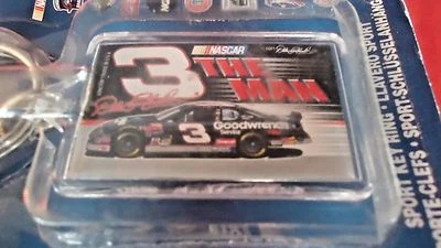 Vintage NASCAR Dale Earnhardt "THE MAN" Acrylic Key Chain Offically Licensed NEW - Image 1 of 3