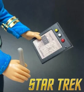 CUSTOM STAR TREK MEGO Data PAD for 8" INCH FIGURE 1/9 scale PAINTED - Picture 1 of 2