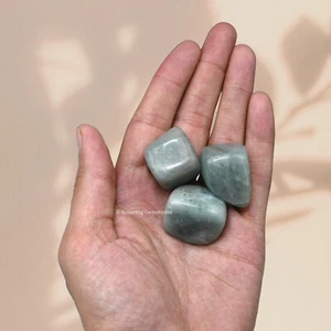 Piedras de cristal de aguamarina rocas pulidas - cristales hágalo usted mismo (1 oz) - Imagen 1 de 8