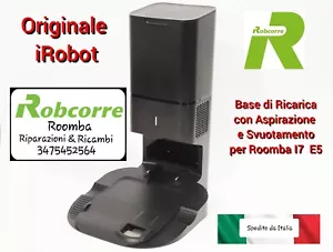 Base di Ricarica Con Aspirazione Autosvuotamento Sacco per Roomba i7+ I7 Plus + - Foto 1 di 7