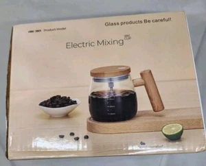 Electric Glass Self Mixing Cup High Speed Self Stirring Mug Coffee Powder - Picture 1 of 3