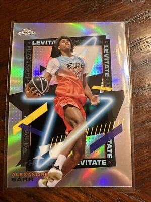 ALEXANDRE SARR 2021-22 Topps Chrome OTE Rookie Levitate Refractor #LEV-10 - Image 1 of 2