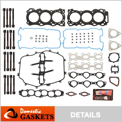 Fits 05-08 Infiniti FX35 G35 M35 3.5L DOHC Head Gasket Set Bolts VQ35DE - Image 1 of 4