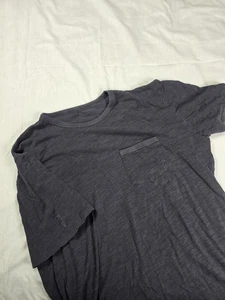 Vuori Shirt Herren meliert anthrazit grau Kurzarm Pocket Tee sportlich - Bild 1 von 10