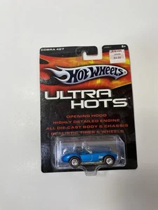 2005 Hot Wheels Ultra Hots Shelby Cobra 427 S/C Blue w/ Real Riders Tires - Picture 1 of 24