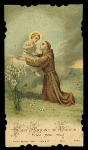 santino cromo-holy card  bouasse lebel n.5605 S.ANTONIO DA PADOVA - Picture 1 of 1