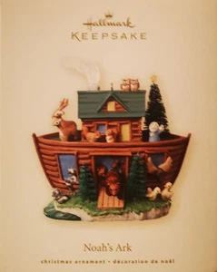 Hallmark Keepsake Christmas Ornament Noah's Ark 2008 Log Cabin  - Picture 1 of 4