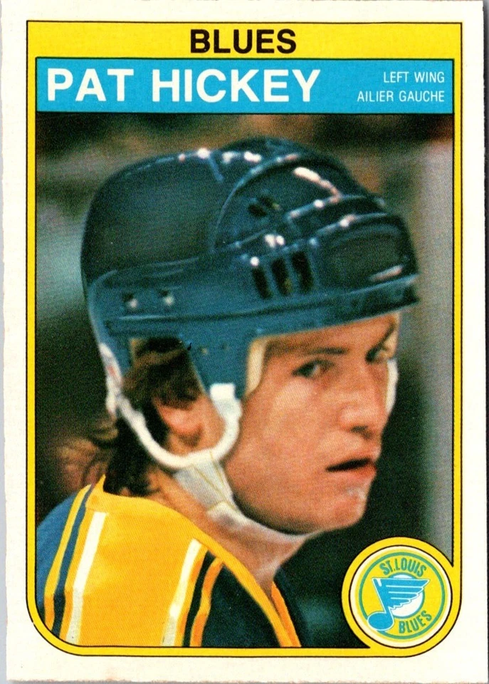 1982 O-Pee-Chee Pat Hickey #304 St. Louis Blues Hockey Card - Image 1 of 2