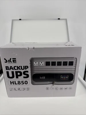 Protector contra sobretensiones de respaldo de batería SKE UPS HL850 850VA/480W para computadoras USB Foto 1 de 4