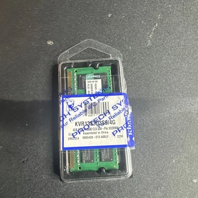 KINGSTON 1X4GB 4GB KVR1333D3S9/4G DDR3 4GB 2Rx8 PC3 10600S Laptop Ram Memory  - Image 1 of 4