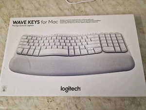 Logitech Wave Keys for Mac eireless keyboard Wave Keys For Mac Keyboard  - Picture 1 of 2