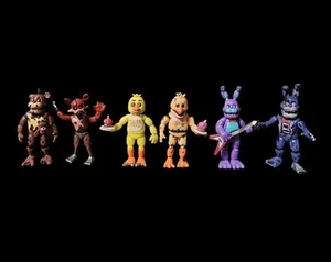 Funko: 2016 Five Nights At Freddy's Set Of 6, 2" Vinyl Figurines - Picture 1 of 14