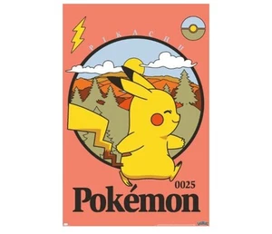 Pikachu Outdoor Adventure Pokemon Poster #0025 22” X 34” NEW - Picture 1 of 2