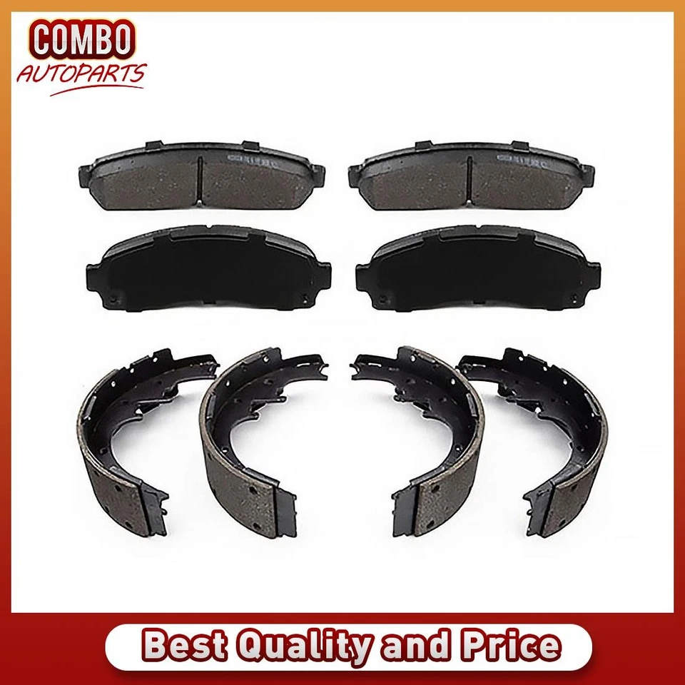 Pastillas de freno delanteras y traseras zapatas de tambor para 2003 2004 2005-2007 Mazda B2300 Foto 1 de 4