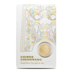 2023 1/10 oz South Korean Chiwoo Cheonwang Gold Medallion (White) - Picture 1 of 2