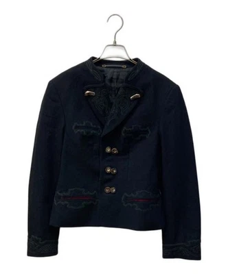 JULIUS Chaqueta Tirolesa Bordada Negra Foto 1 de 4