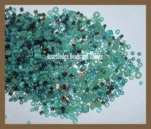 ALT2 TOHO Seed BEAD MIX-Take-SEAFOAM GREEN MIX-20g - Picture 1 of 1