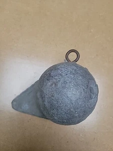 Angeln Down-Rigger Sinker/Gewicht 8 Pfund Pfund (7,5 Pfund) blanker Ball mit Flosse - Bild 1 von 5