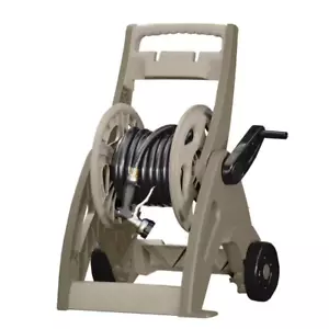 175 ft Hose Mobile Hose Storage Cart Water Hose Pipe Reel Holder Stand Garden - Picture 1 of 10